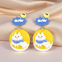 Sunny Puppy Day Earrings