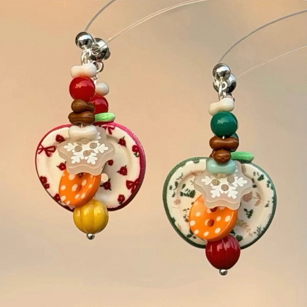 Button Mix Earrings