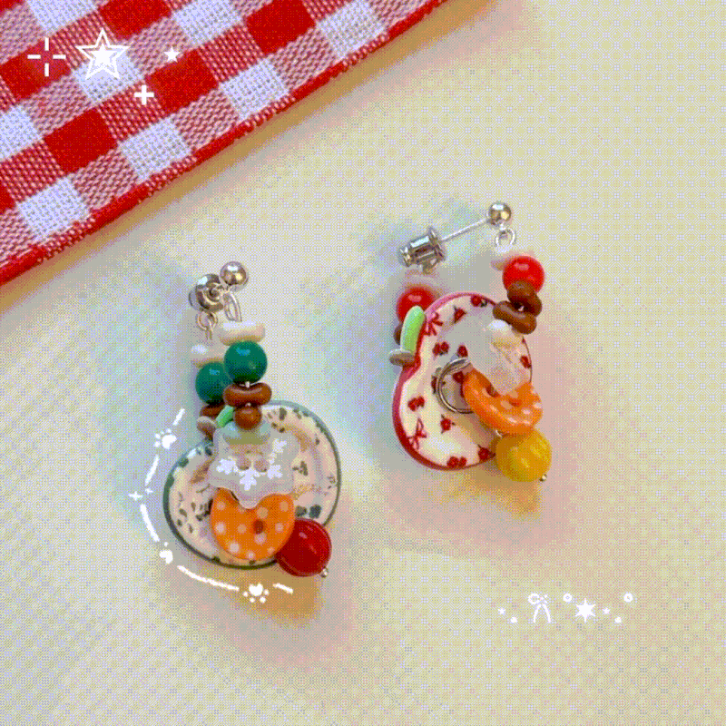 Button Mix Earrings
