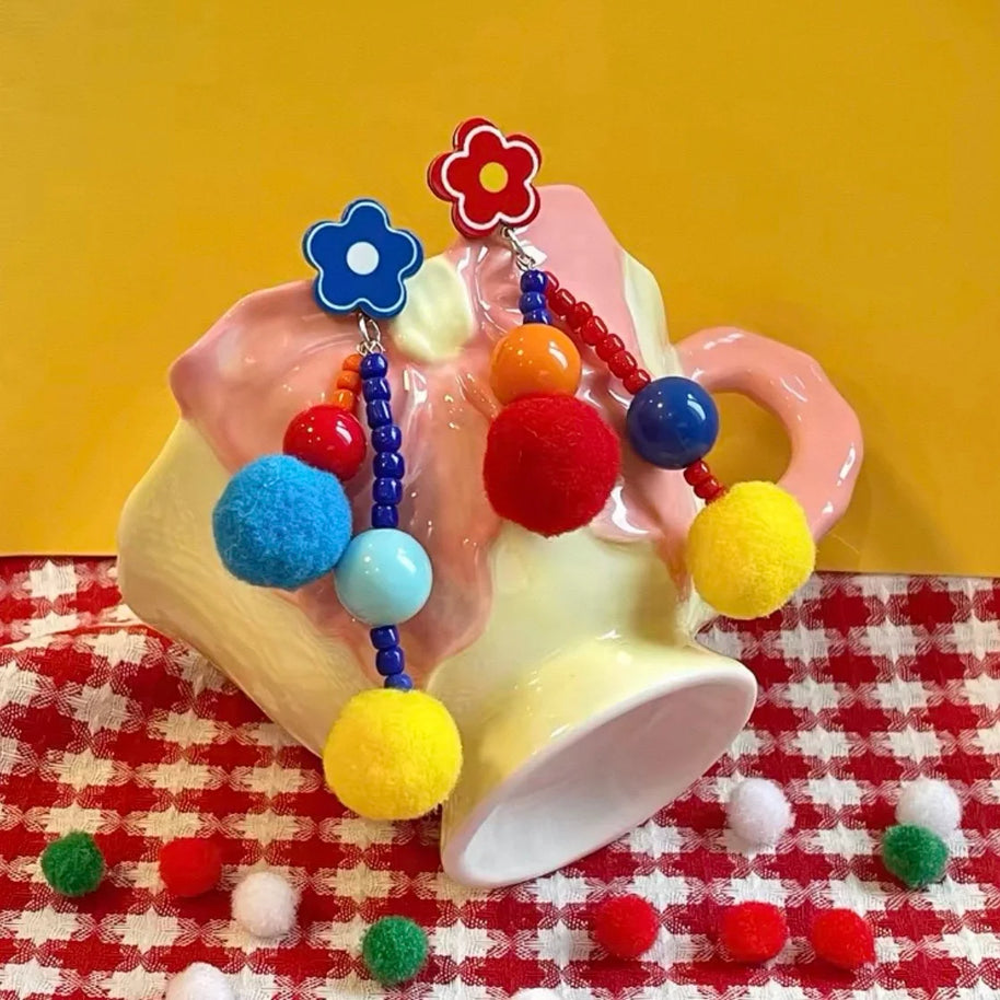 Color Pop Pom Drops