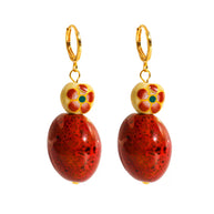 Earth & Fire: Hand-Glazed Earrings
