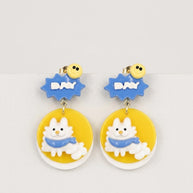 Sunny Puppy Day Earrings