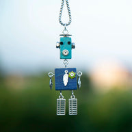 The Blue Chancellor No. 02 | Abacus-Limb Robot Pendant