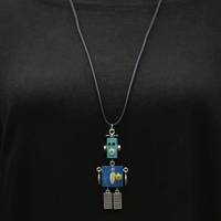 The Blue Chancellor No. 02 | Abacus-Limb Robot Pendant