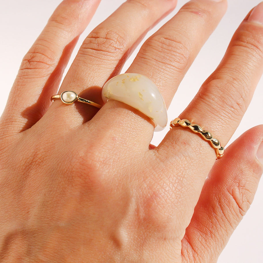 The Golden Hour Ring Trio