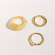The Golden Hour Ring Trio